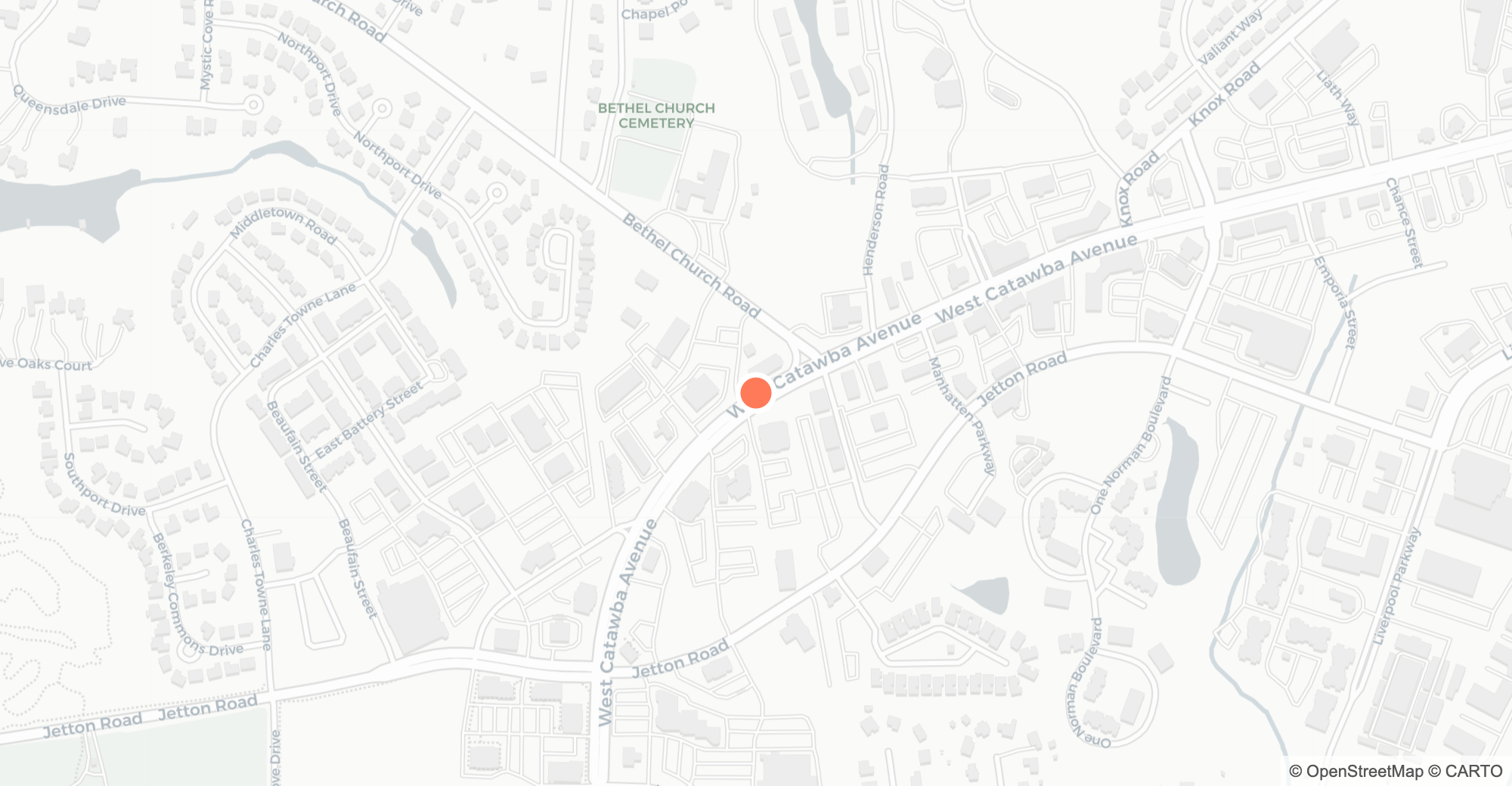 Map of our Cornelius campus