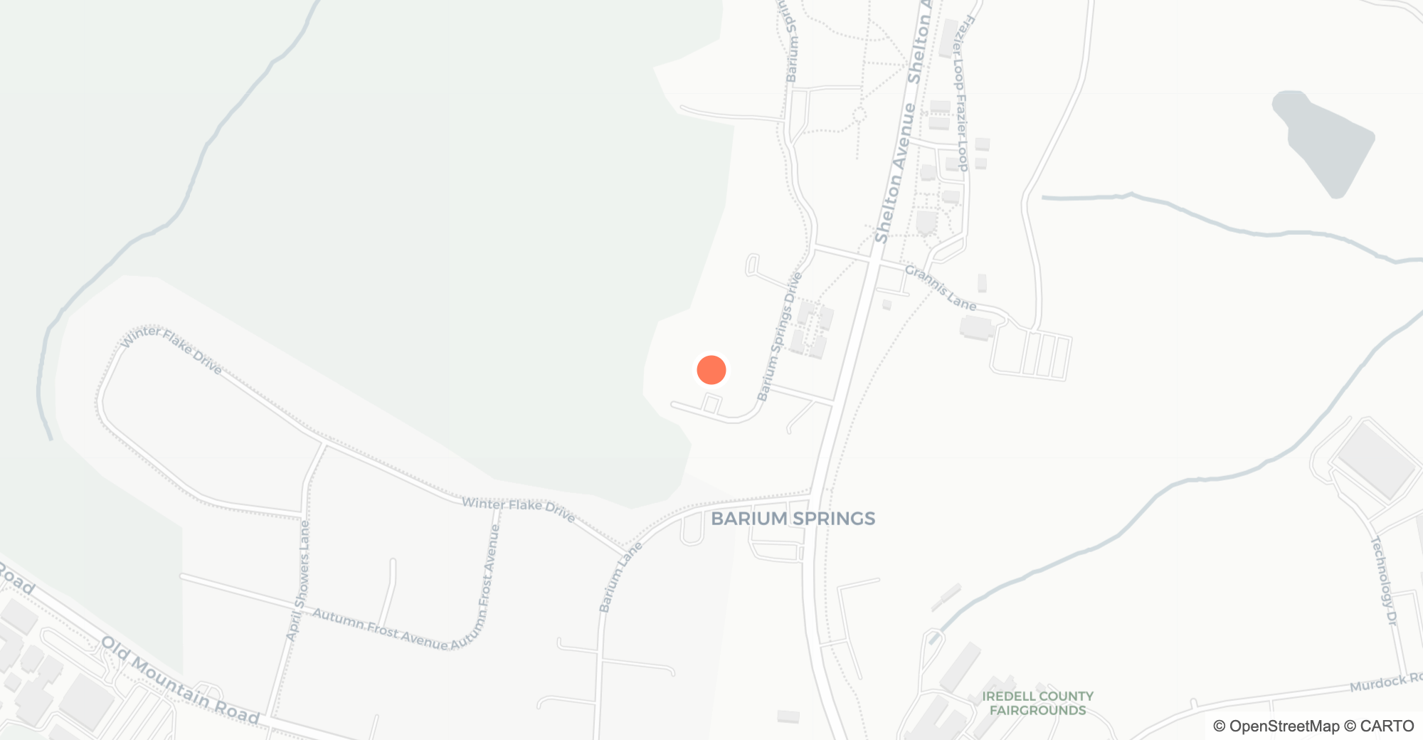 Map of our Statesville campus